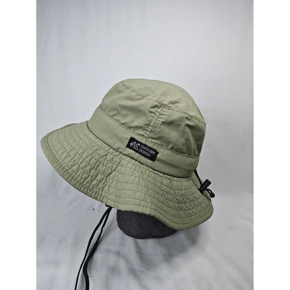 Vintage DPC Outdoor Men's Medium Design Safari Tan Hat Fishing Dorfman Pacific